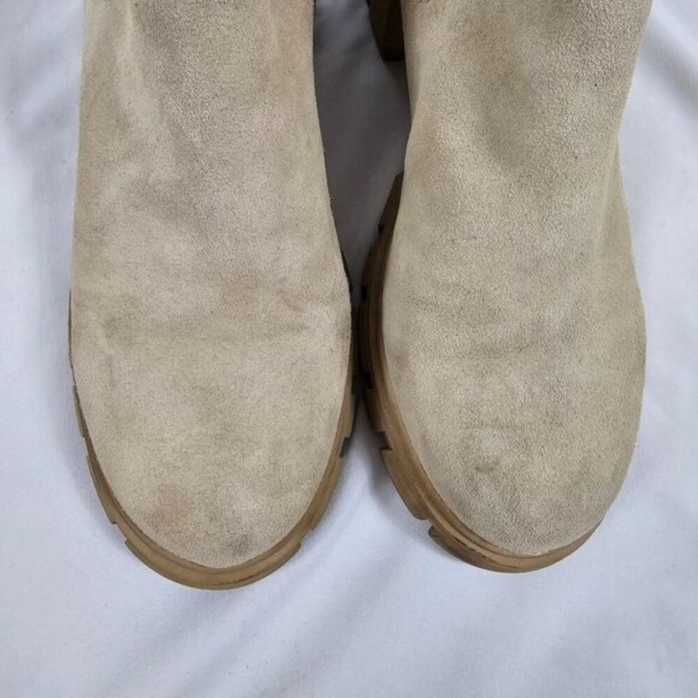 Steve Madden Hayle Boots In Sand Suede - Size 11 - Picture 3 of 11